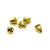 Backings, Gold, Alloy, Bullet Back Stoppers, 6mm x 5mm, sold per pkg of 30+ - Butterfly Beads