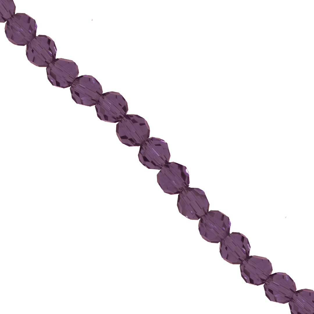 Glass Crystal Beads, Rondelle, Faceted, 4mm x 3.5mm, 105 pcs per strand, Available in Multiple Colours