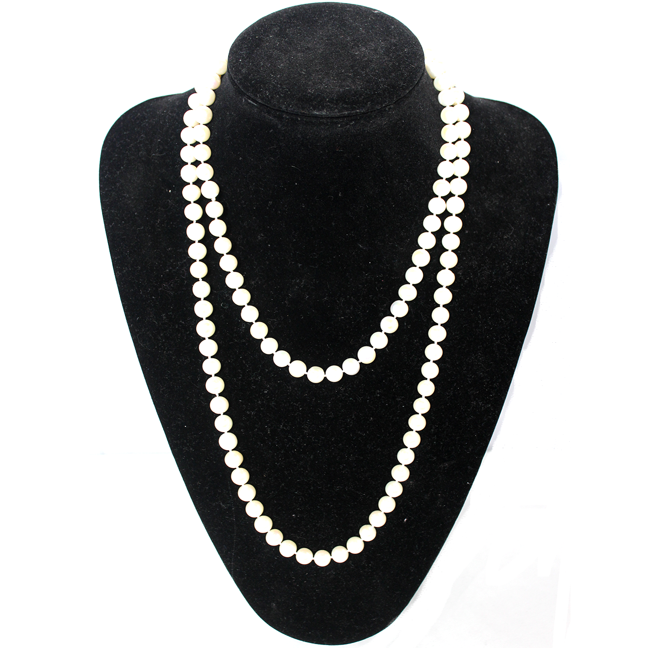 Fresh Water Pearl Necklace, Ivory, AA+ Quality, 8.5mm, 47 inch