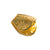 Bead Cap, Flattened Carved Cap, Alloy, Gold, 13mm x 11mm, Sold Per pkg of 20