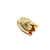 Small Flower Bead Cap, Gold-Plated & Silver-Plated, 15mm x 10mm, 2 pcs