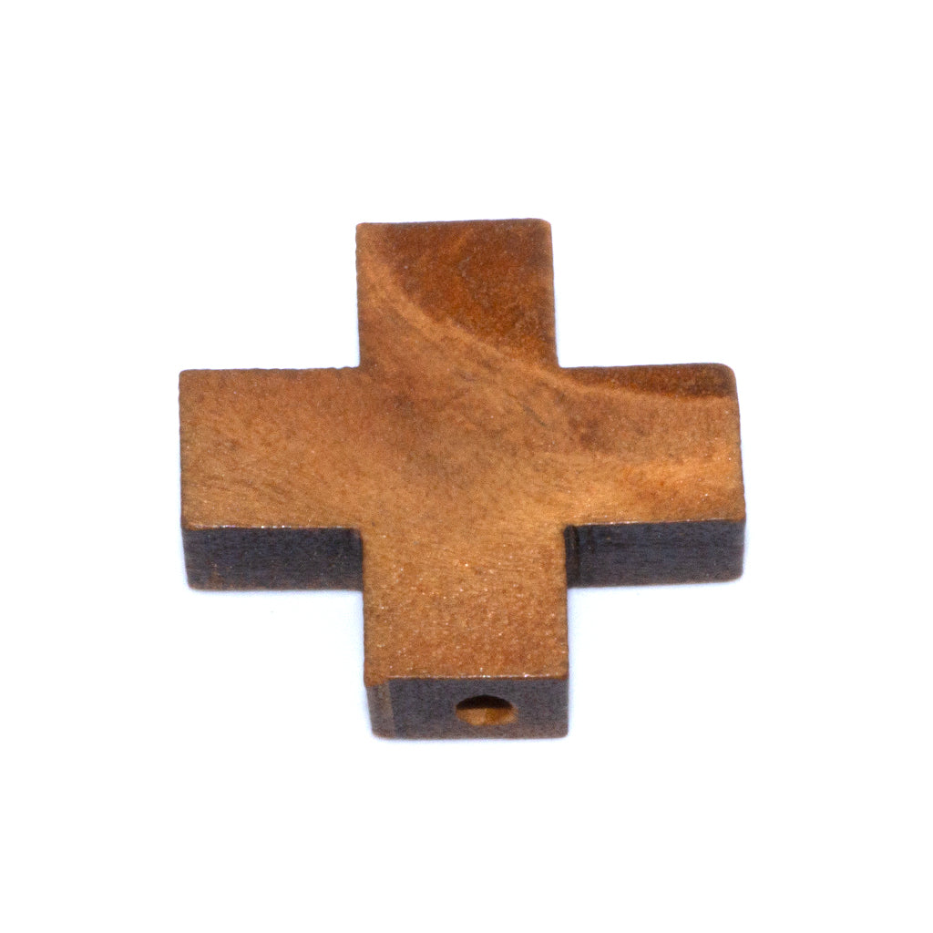 Wooden Cross Pendants, Various Sizes and Colours, Sold by pieces per bag