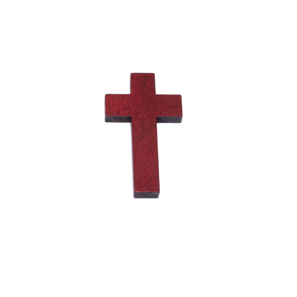 Wooden Cross Pendants, Various Sizes and Colours, Sold by pieces per bag