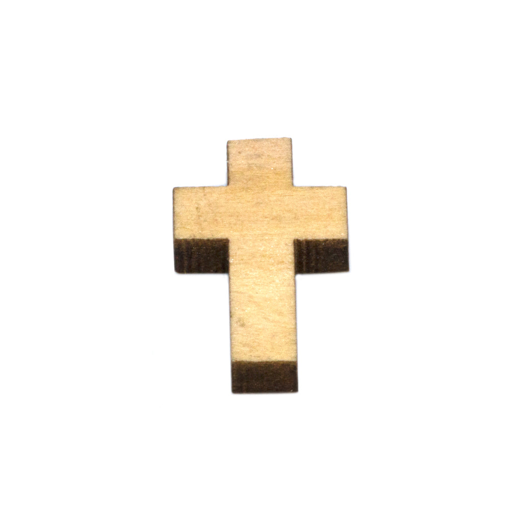 Wooden Cross Pendants, Various Sizes and Colours, Sold by pieces per bag