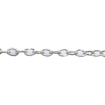 Chains, Cable Chain, Alloy, 2.5mm x 1mm x 1mm loop, Available in 4 Different Colours - Sold Per Meter