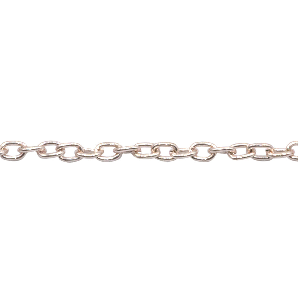 Chains, Cable Chain, Alloy, 3.5mm X 2.3mm x 1.5mm per loop, Available in 3 Colors -Sold per meter