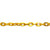Chains, Flat Cable Chain, Alloy, 3mm x 2mm x 1mm loop, Available in 4 Different Colours - Sold Per Meter
