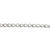 Chains, Curb Chain, Alloy, 4mm x 3mm x 2mm loop, Available in 4 Colours - Sold Per Meter