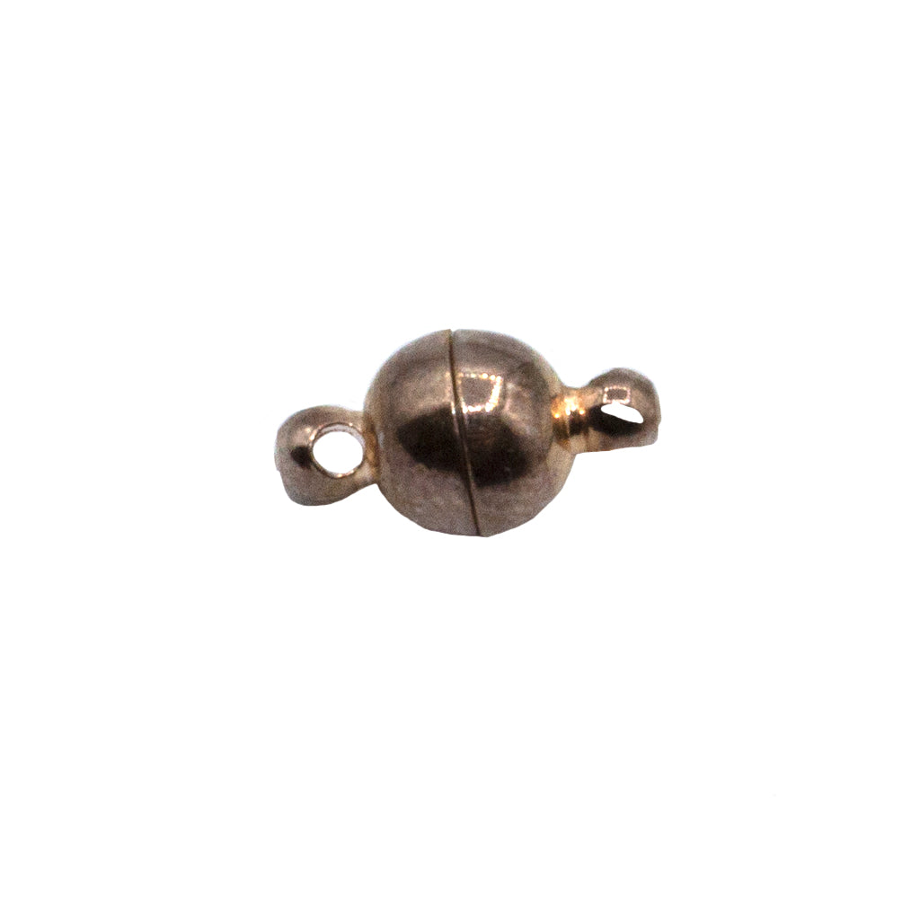 Clasp, Magnetic Clasp, Rose Gold, Alloy, 11mm x 6mm, 1pc