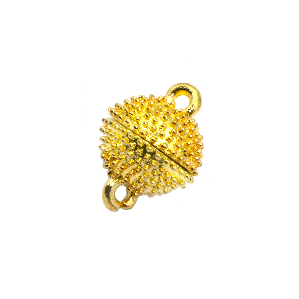 Clasp, Magnetic Clasp, Gold, Alloy, 17mm x 12mm, Sold Per pkg of 1