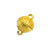 Clasp, Magnetic Clasp, Gold, Alloy, 17mm x 12mm, Sold Per pkg of 1