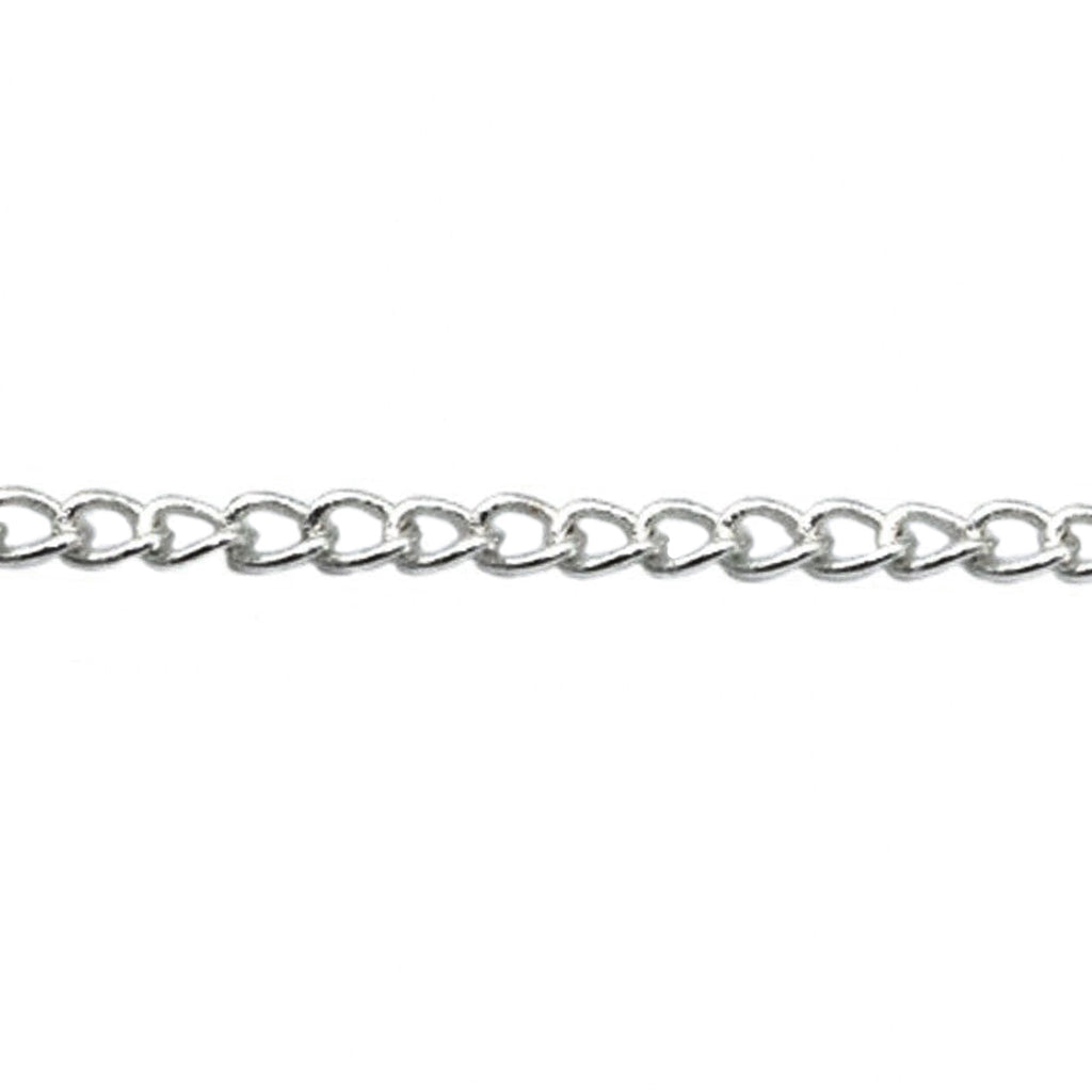 Chains, 304 Stainless Steel, Curb Chain, Available in 5 Sizes - Sold per meter