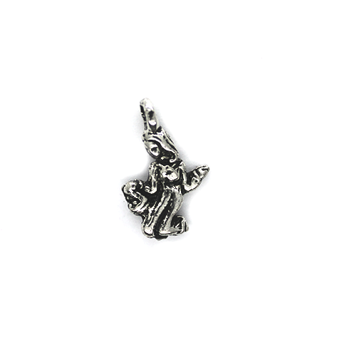 Charms, Gardening Lady, Silver, Alloy, 17mm X 10mm X 3mm, Sold Per pkg of 8