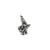 Charms, Gardening Lady, Silver, Alloy, 17mm X 10mm X 3mm, Sold Per pkg of 8