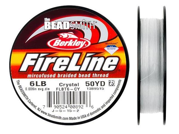 Berkley Fireline Micro fused Braided Bead Thread, Available in Multiple Sizes