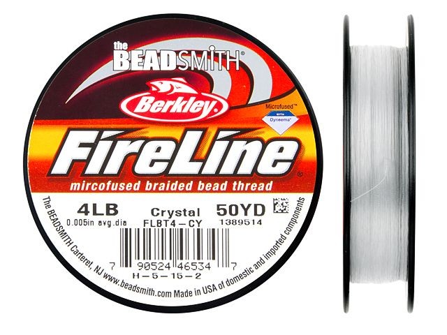 Berkley Fireline Micro fused Braided Bead Thread, Available in Multiple Sizes