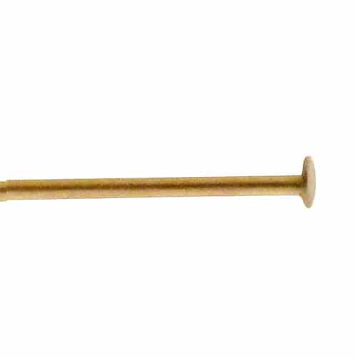 Flat Head Pin, 14k Gold Filled, 1.5 inch Length, 24 gauge - 2 pcs
