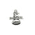 Charms, I Love Football, Silver, Alloy, 20mm X 17.7mm x 1.8mm, 6 pcs/bag