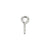 Eye Pin Bail, Silver, Stainless Steel, 0.35 inches, 22 Gauge - 55+ Pcs/Bag
