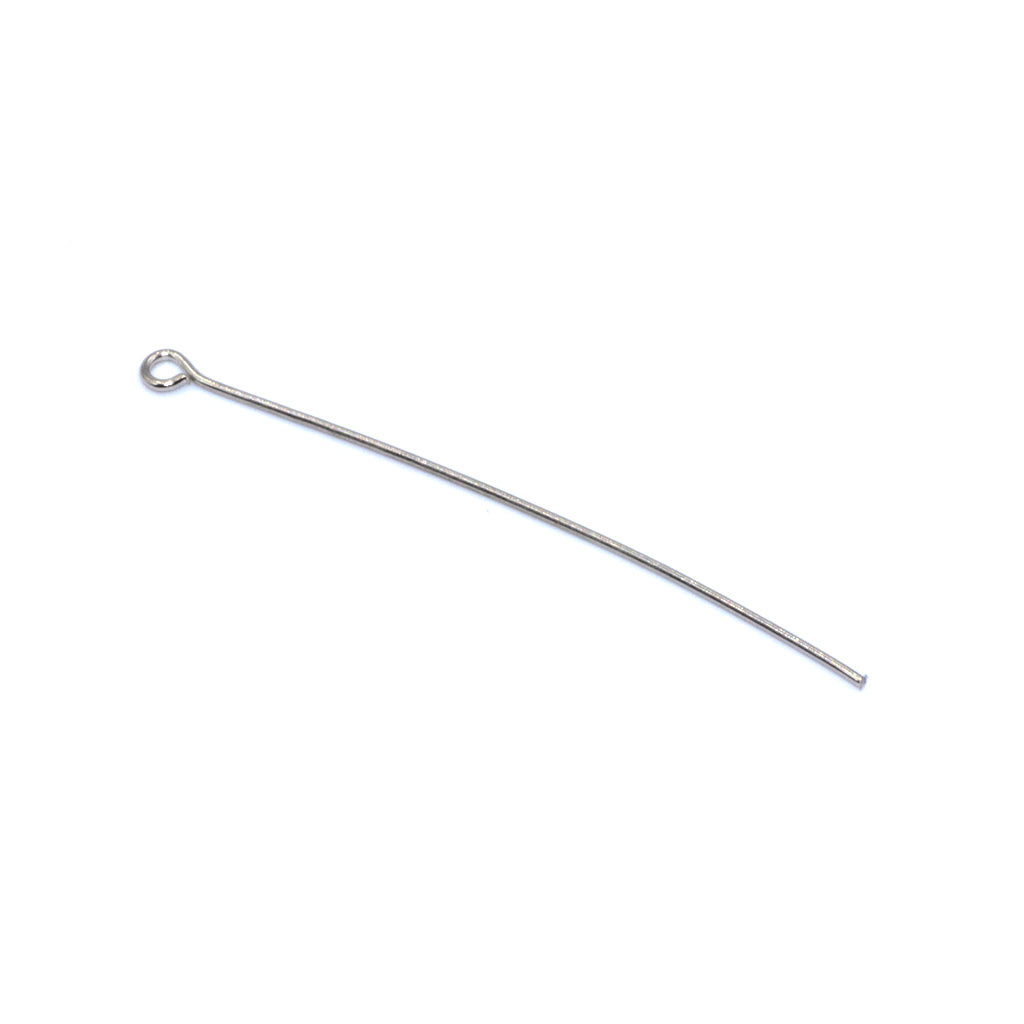 Eye Pins, Antique Silver, Alloy, 2.16 inch, 20 Gauge