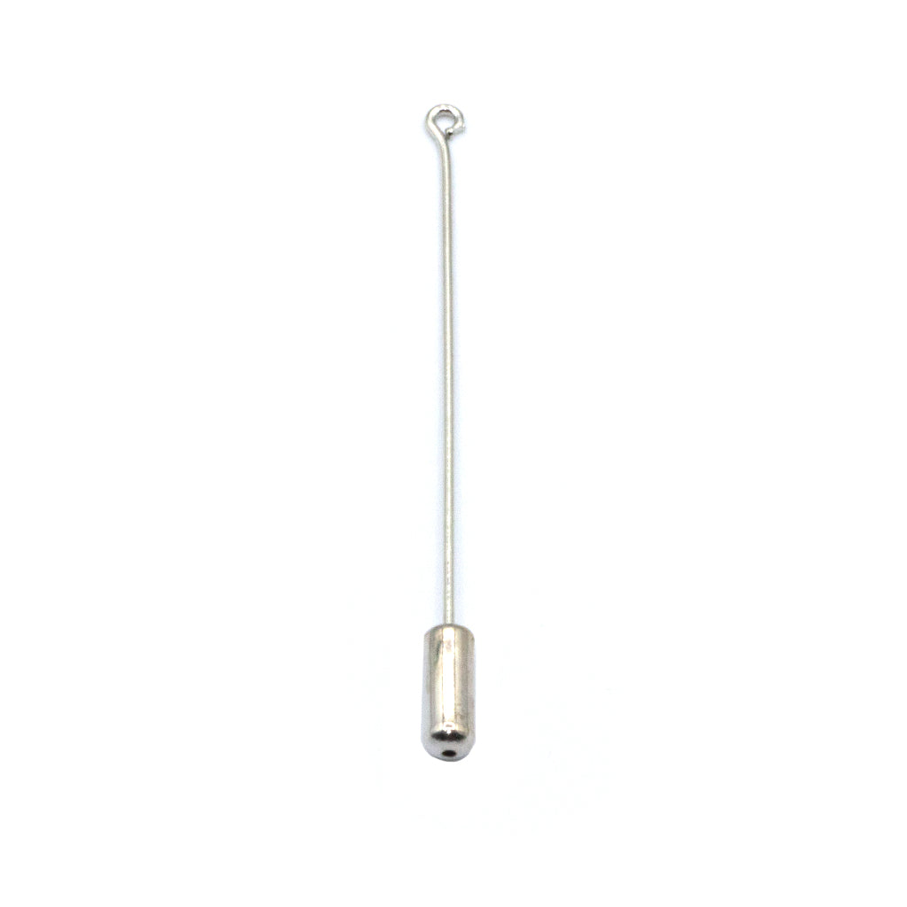 Eye Pins, Brooch Stick Pins, Silver, Alloy, 2 inch, 18 Gauge