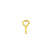 Eye Pin Bail, Gold, Alloy, 0.30 inches, 22 Gauge - 30 Pcs/Bag