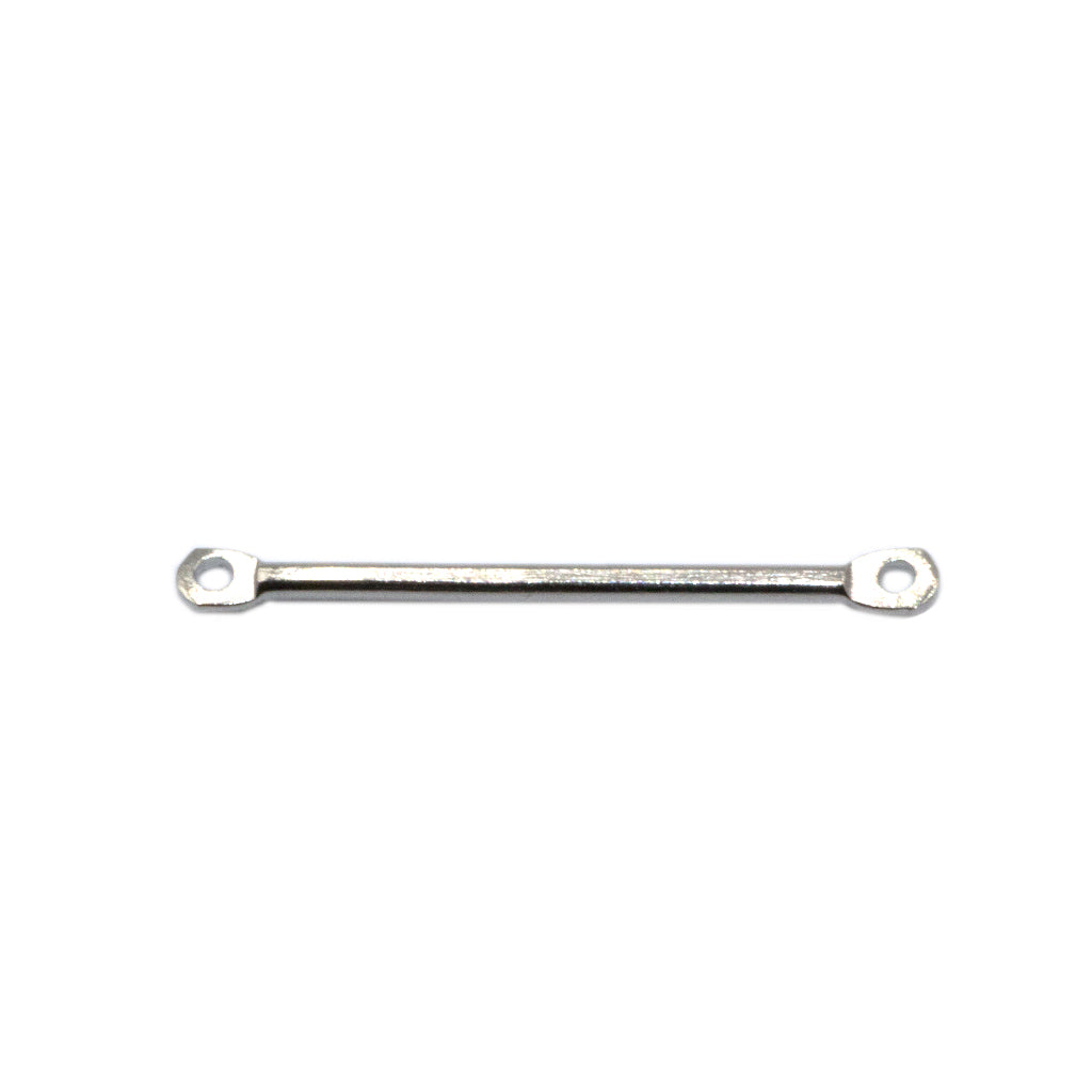 Bracelet Divider, Silver, Alloy, 0.98 inch, 18 Gauge, 40 pcs sold per bag