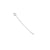 Eye Pins, Silver, Alloy, 1.60 inches, 21 Gauge, Sold Per pkg of Approx 160