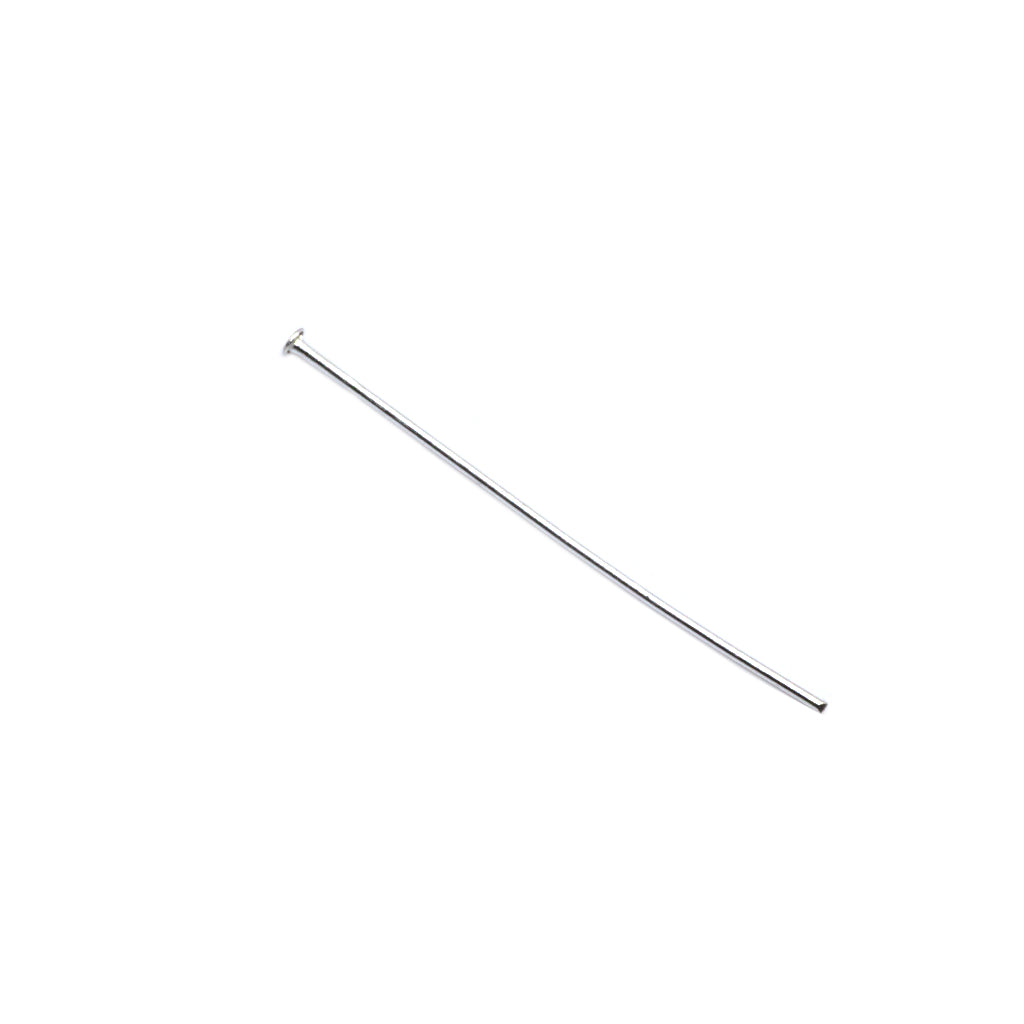 Flat Head Pins, Silver Alloy, 1.50inch, 20 Gauge