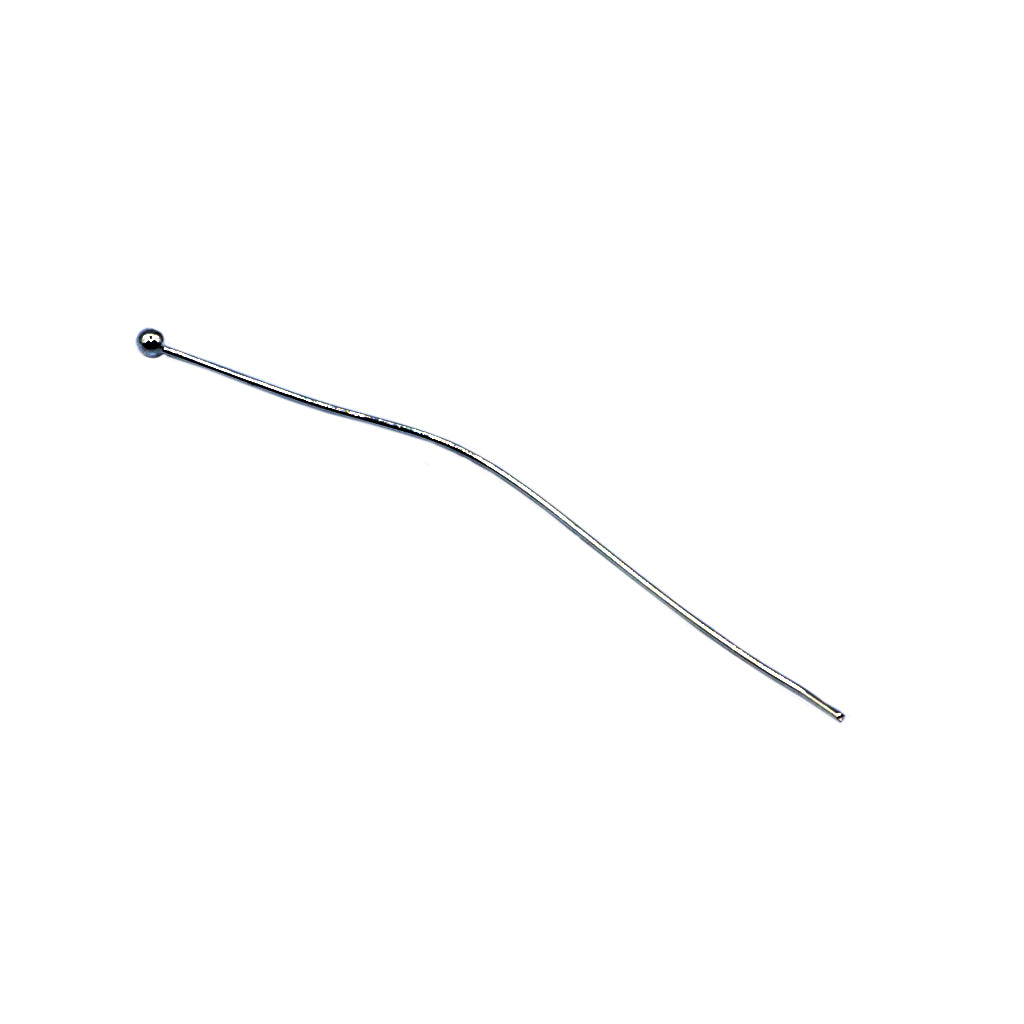 Ball Head Pins, Gunmetal, Alloy, 1.57 inch, 23 Gauge