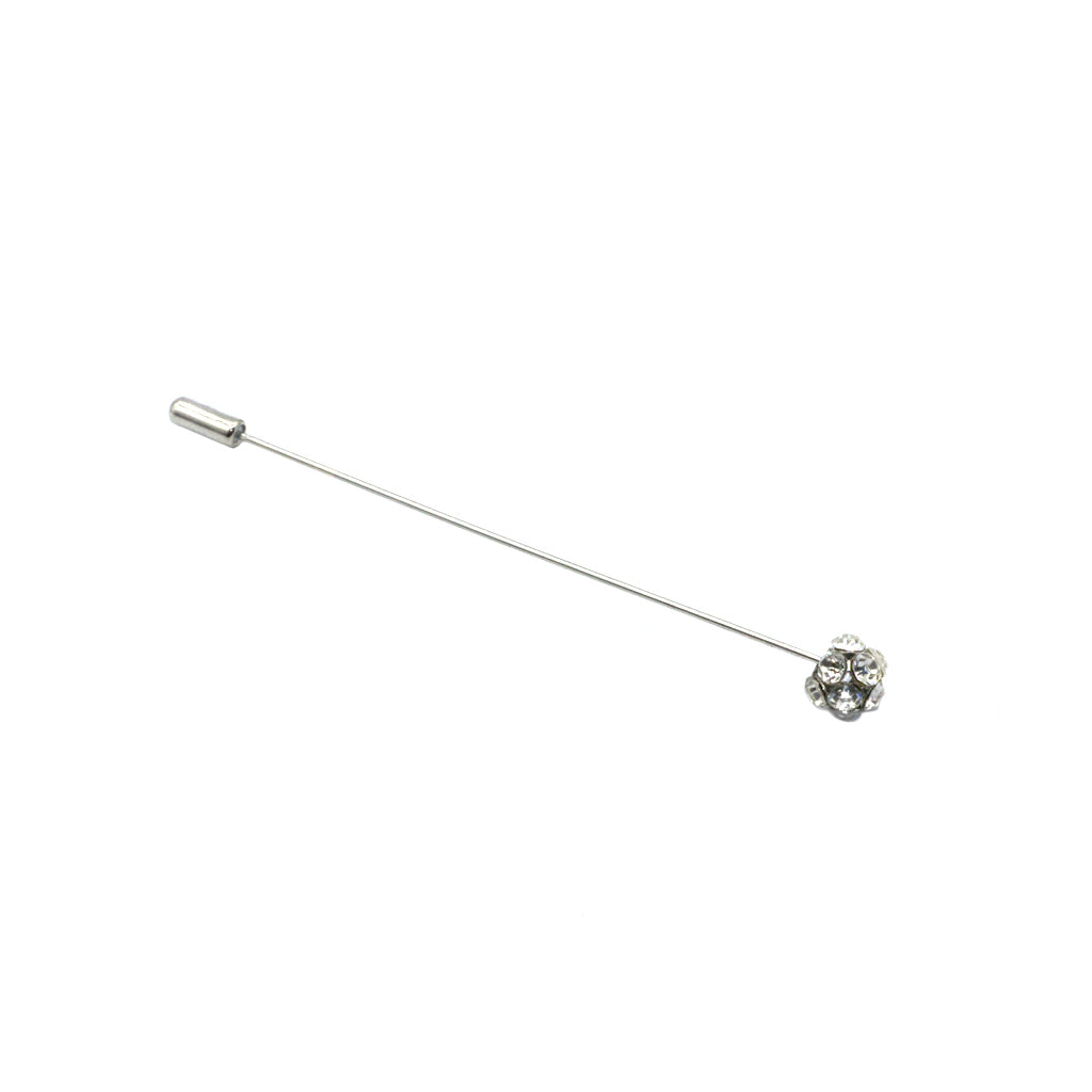 Brooch Pins, Silver, Alloy, 100 mm x 9mm, Sold Per Pkg 1 pc