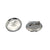 Brooch Base Pins, Antique Silver, Alloy, 29mm x 30mm, Sold Per Pkg ~8 pcs