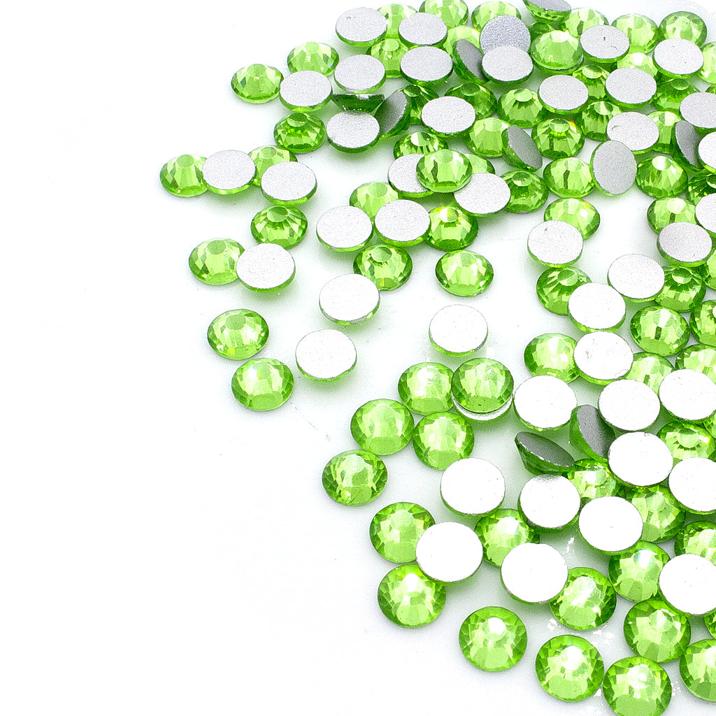 Rhinestone Flatbacks Bulk, Crystal, SS12, 3.2mm, approx. 1440pcs/bag, Available in 25 Colors