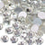 Rhinestone Flatbacks Bulk Bag, Crystal, Available in Multiple Sizes