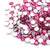 Rhinestone Flatbacks Bulk, Crystal, SS6, 2mm, approx. 1440pcs/bag, Available in 12 Colors