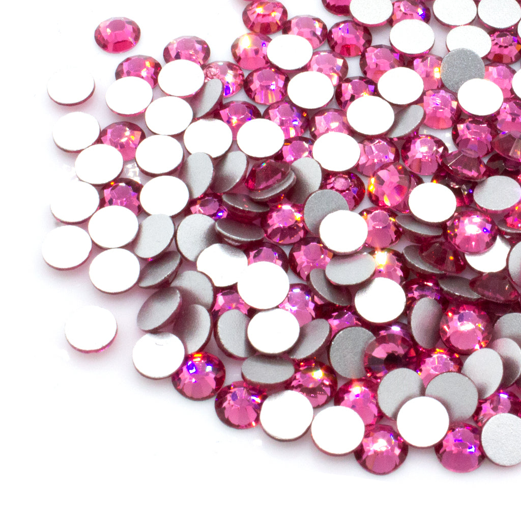 Rhinestone Flatbacks Bulk, Crystal, SS4, 1.5mm, approx. 1440pcs/bag, Available in 11 Colors