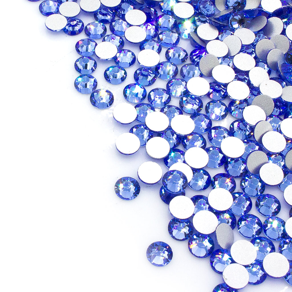 Rhinestone Flatbacks Bulk, Crystal, SS12, 3.2mm, approx. 1440pcs/bag, Available in 25 Colors