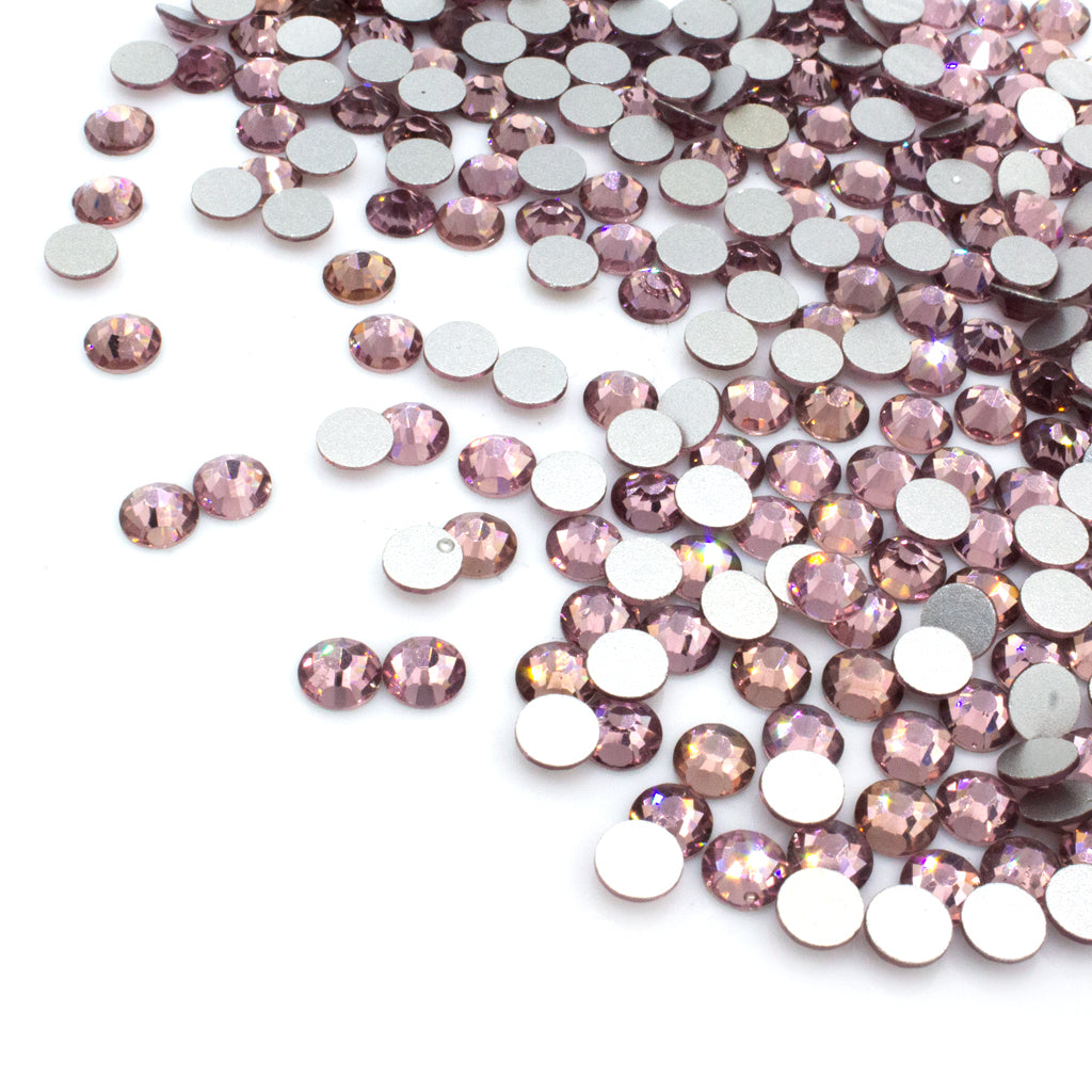 Rhinestone Flatbacks Bulk, Crystal, SS12, 3.2mm, approx. 1440pcs/bag, Available in 25 Colors
