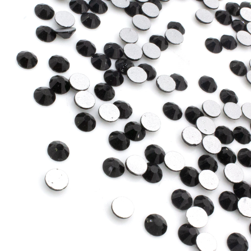 Rhinestone Flatbacks Bulk, Crystal, SS12, 3.2mm, approx. 1440pcs/bag, Available in 25 Colors