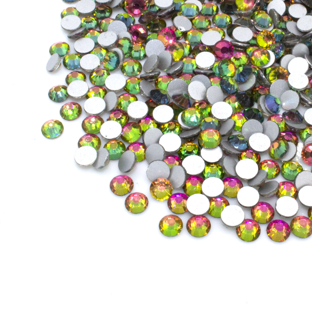 Rhinestone Flatbacks Bulk, Crystal, SS30, 6.2mm, approx. 288pcs/bag, Available in 25 Colors