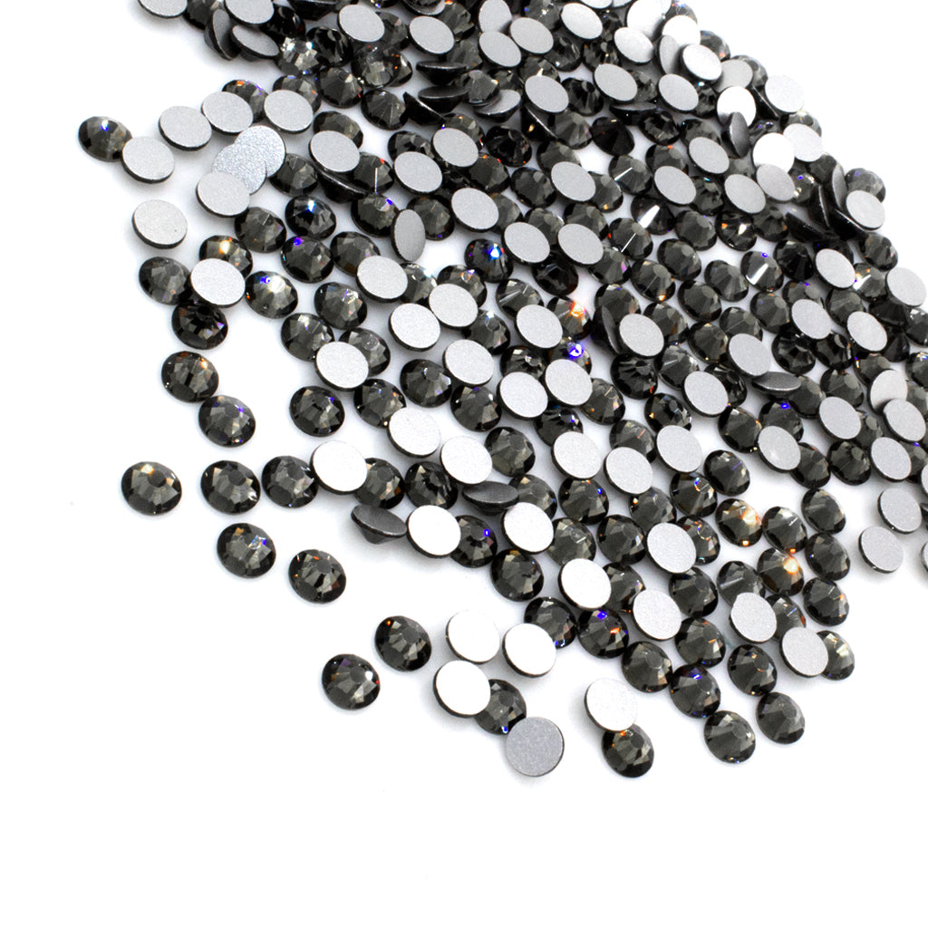 Rhinestone Flatbacks Bulk, Crystal, SS12, 3.2mm, approx. 1440pcs/bag, Available in 25 Colors