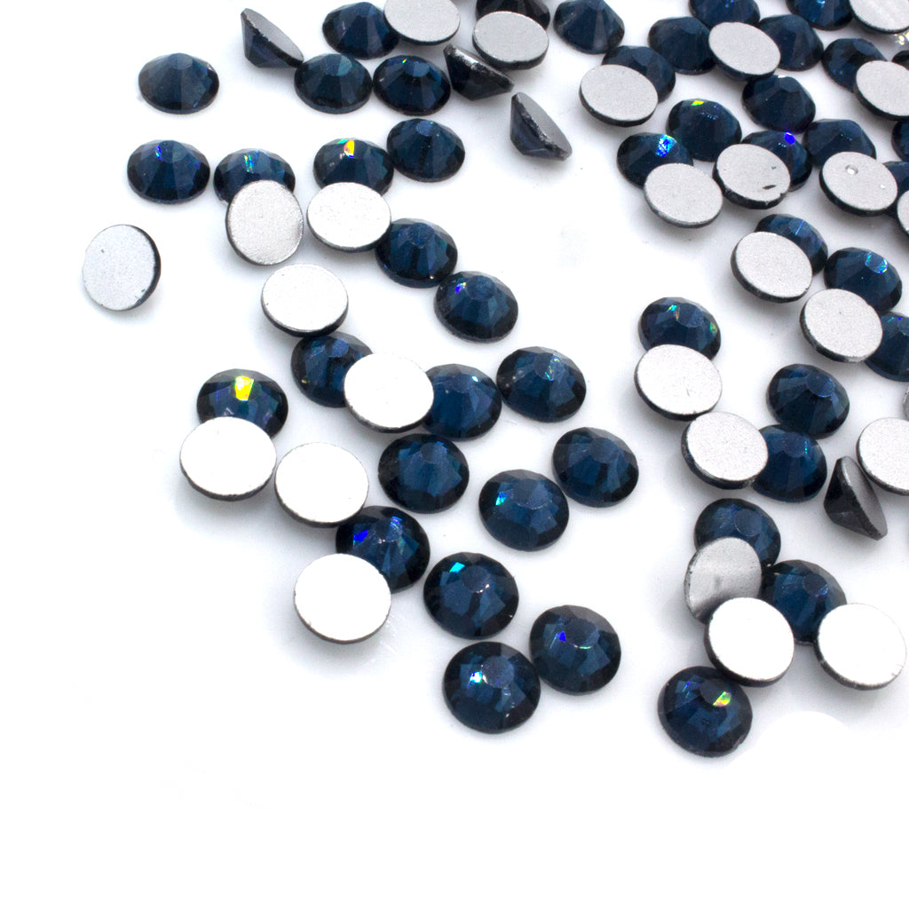 Rhinestone Flatbacks Bulk, Crystal, SS12, 3.2mm, approx. 1440pcs/bag, Available in 25 Colors