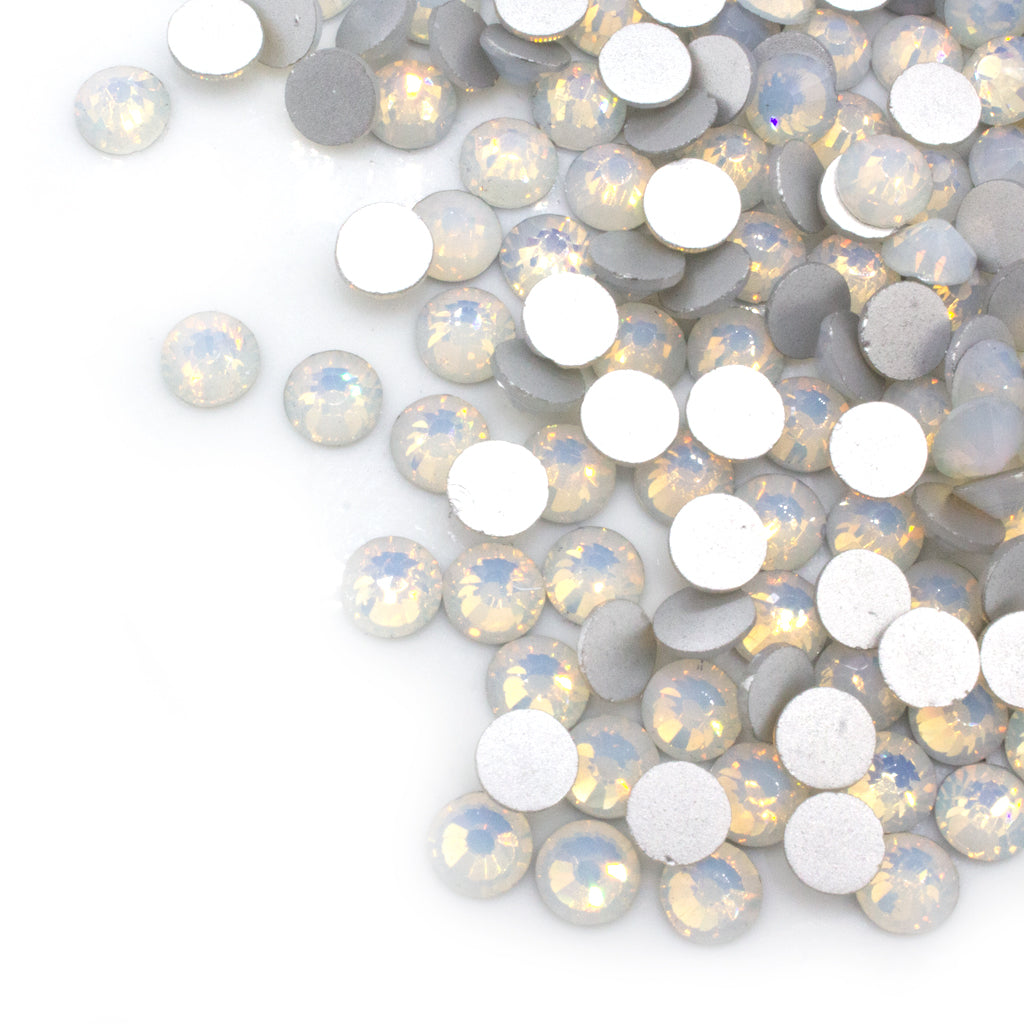 Rhinestone Flatbacks Bulk, Crystal, SS12, 3.2mm, approx. 1440pcs/bag, Available in 25 Colors
