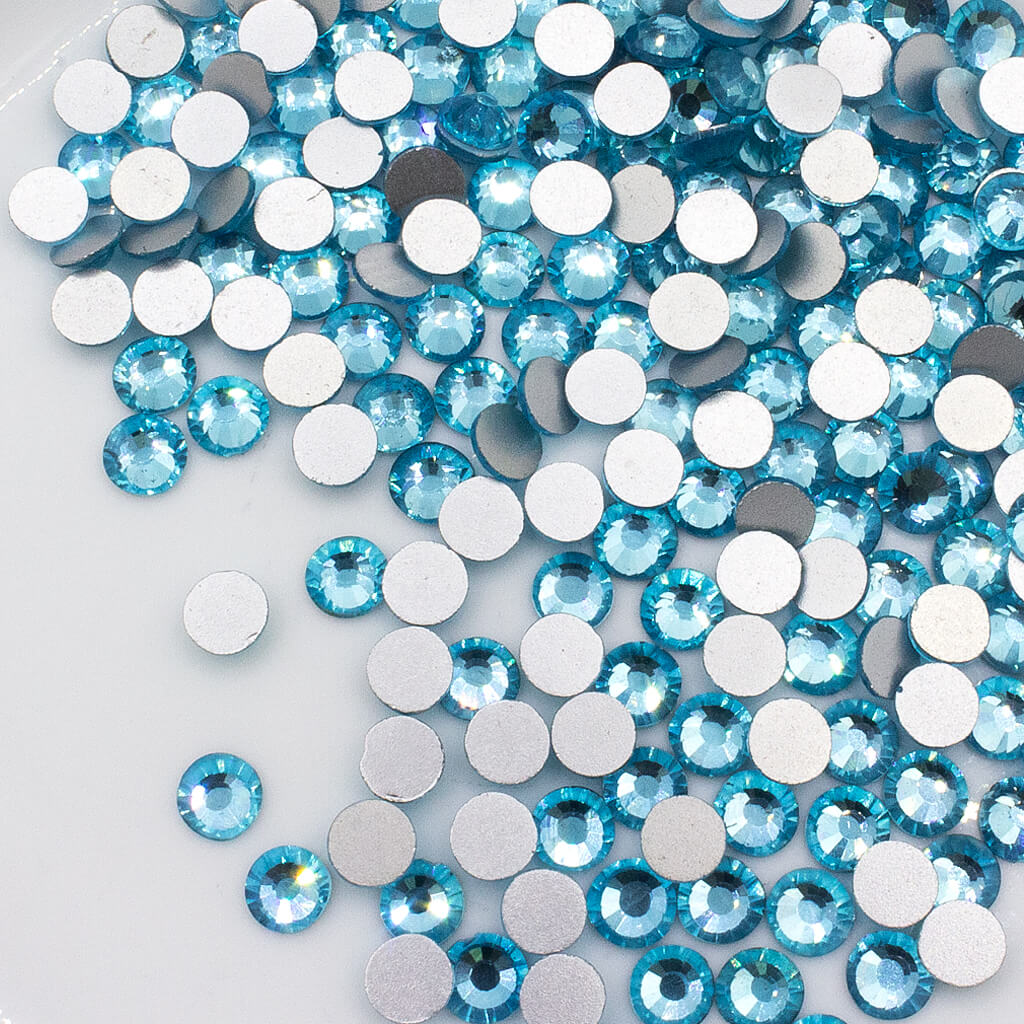 Rhinestone Flatbacks Bulk, Crystal, SS34, 7.1mm, approx. 288pcs/bag, Available in 7 Colors