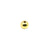 Spacers, Small Round, Gold-Plated, 4mm, Sold Per pkg of 10