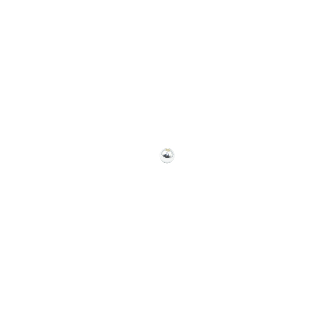Spacers, Mini Round, Silver-Plated, 3mm x 2.4mm, Sold Per pkg of 30