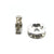 Spacers, Rhinestone Rondelle Spacer, Alloy, Available in Multiple Colours, Shapes & Sizes - 100pcs per bag