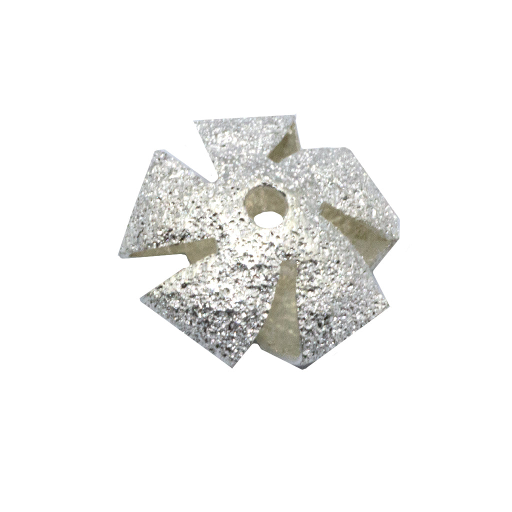 Spacers, Shuriken Spacer, Alloy, Bright Silver, 15mm X 15mm X 8mm, Sold Per pkg of 4
