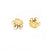 Bead Cap, Fancy Flower, Alloy, Gold, 8.5mm x 4mm x 0.5mm, 60 pcs per bag