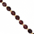 Faceted Hexagon Gemstones with Gold Spacer Bead, 6mm, Available in Various Gemstones